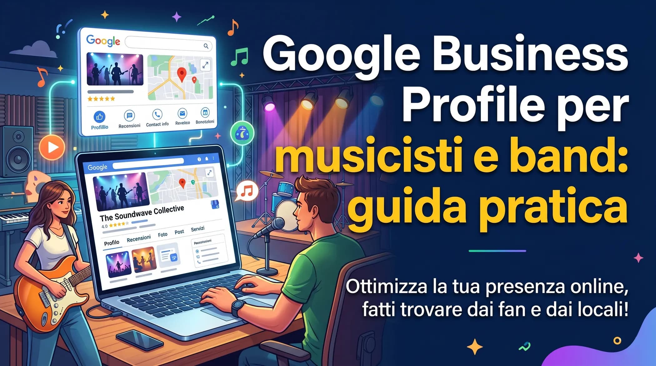 Google Business Profile per musicisti e band: guida pratica